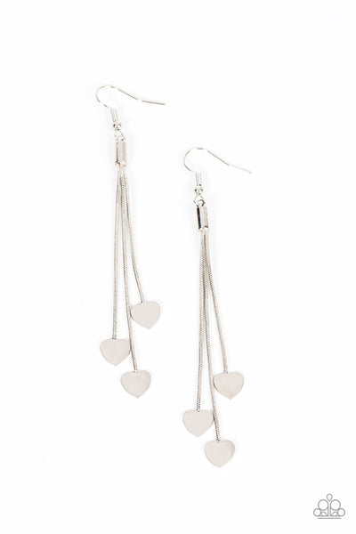 Higher Love - Silver Earrings Heart