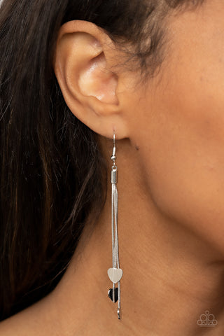 Higher Love - Silver Earrings Heart