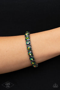 Sugar-Coated Sparkle - Multi Oil Spill Bracelet