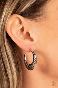 Wanderlust Wilderness - Silver Hoop Earrings