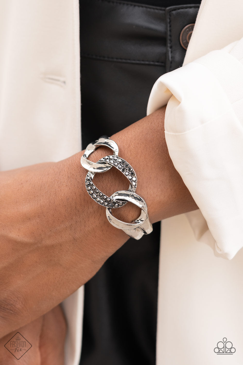 BOMBSHELL Squad - Silver Bracelet Fashion Fix March 2022