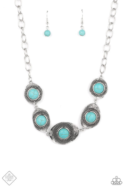 Homestead Harmony - Blue Necklace Fashion Fix March 2022