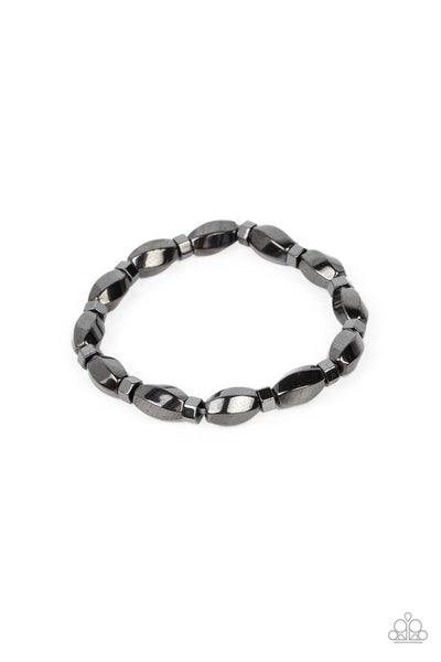 Magnetic Mantra - Black Gunmetal Urban Bracelet