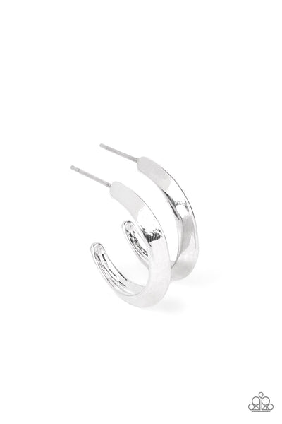 BEVEL Up - Silver Earrings