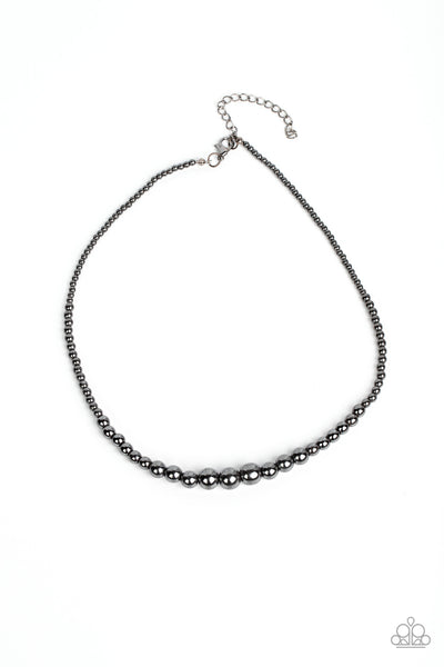 Beg, Borrow, or STEEL - Black Gunmetal Urban Men Collection Necklace