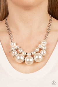 Challenge Accepted - White Pearl Necklace