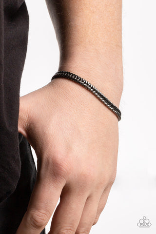 City Crusader - Black Gunmetal Urban Bracelet