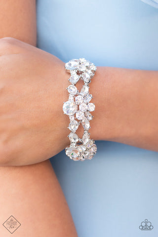 Beloved Bling - White Bracelet Fashion Fix May 2022