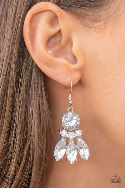 To Have and to SPARKLE - White Earrings Fashion Fix May 2022