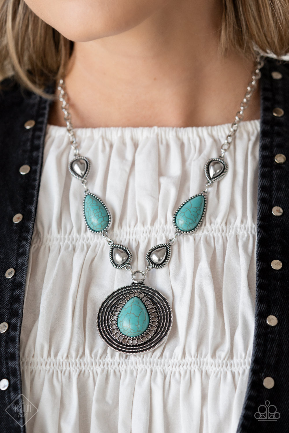 Saguaro Soul Trek - Blue Necklace Fashion Fix April 2022