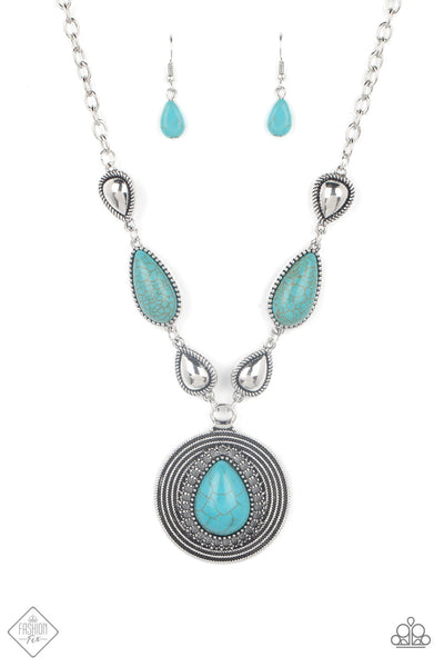 Saguaro Soul Trek - Blue Necklace Fashion Fix April 2022