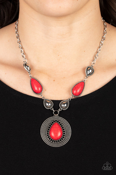 Saguaro Soul Trek - Red Necklace