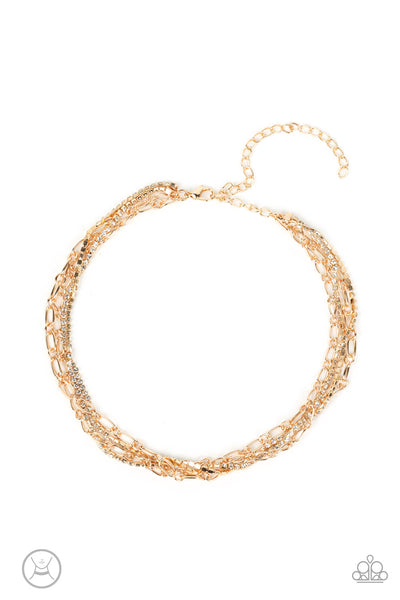 Glitter and Gossip - Gold Necklace/Choker