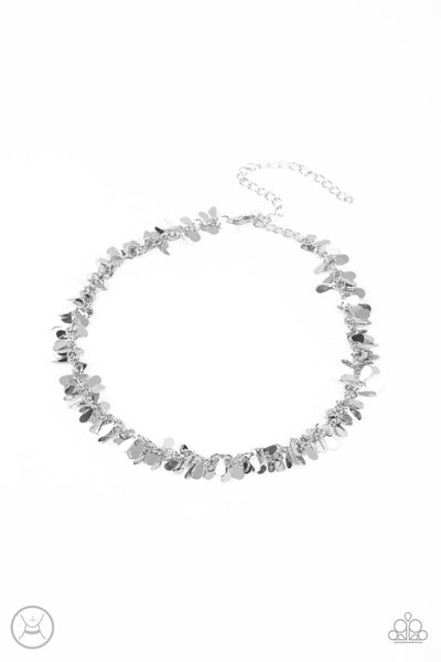 Surreal Shimmer - Silver Necklace Choker