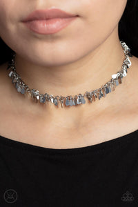 Surreal Shimmer - Silver Necklace Choker