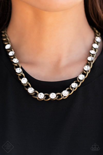 Major Moxie - Brass Necklace Fashion Fix May 2022