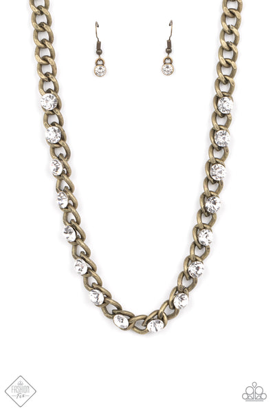 Major Moxie - Brass Necklace Fashion Fix May 2022