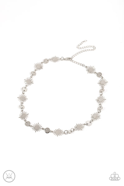 Astro Goddess - Silver Necklace Choker