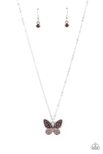 Flutter Forte - Purple Necklace Butterfly