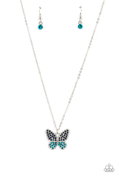 Flutter Forte - Blue Butterfly Necklace