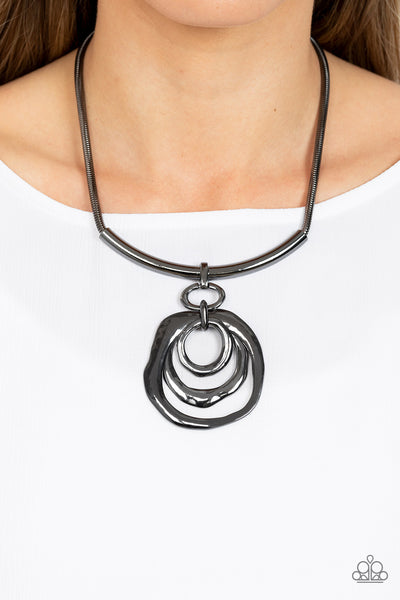 Forged in Fabulous - Black Gunmetal Necklace