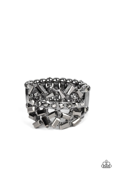 Scattered Sensation - Black Gunmetal Ring