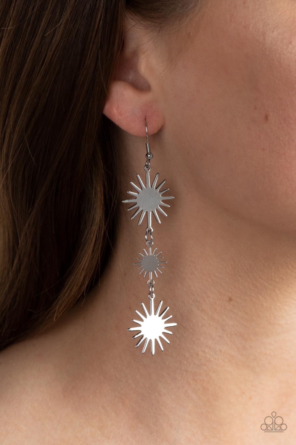 Solar Soul - Silver Earrings