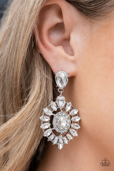 My Good LUXE Charm - White Earrings LOP 08/2022