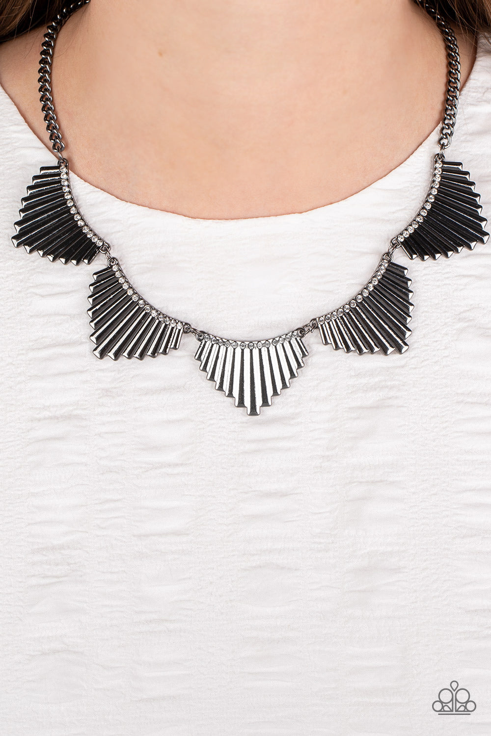 MANE Street - Black Gunmetal Necklace