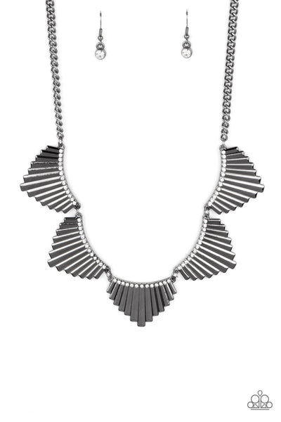 MANE Street - Black Gunmetal Necklace