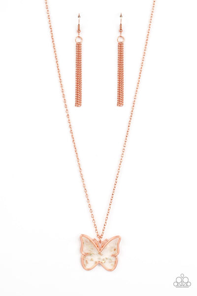 Gives Me Butterflies - Copper Necklace