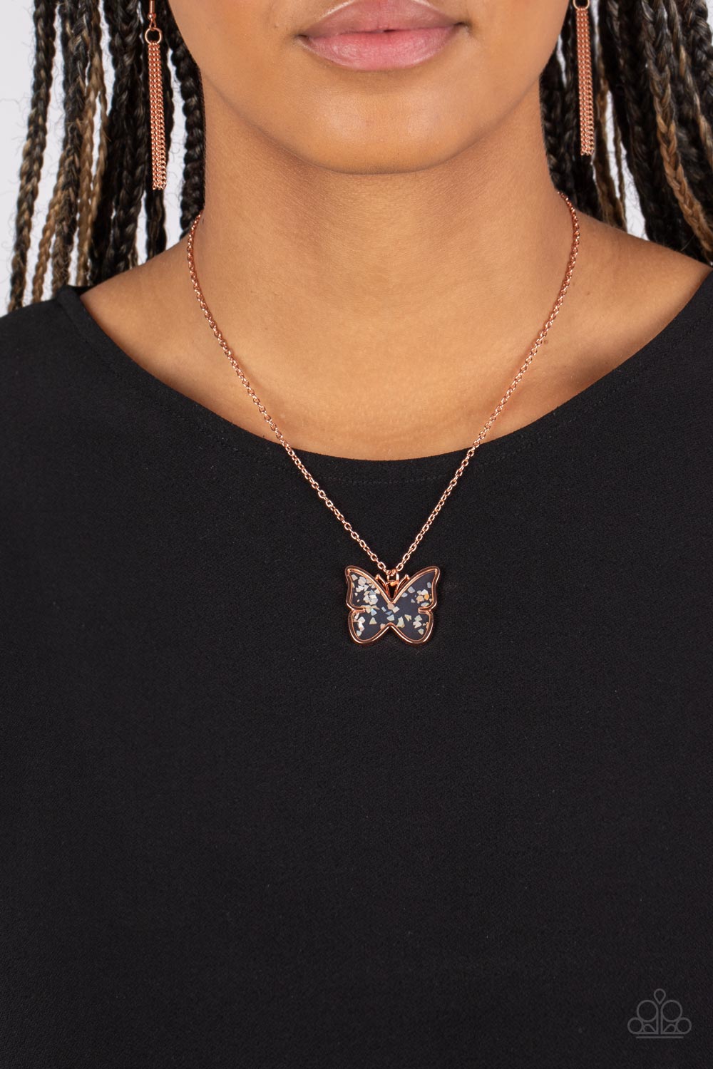 Gives Me Butterflies - Copper Necklace