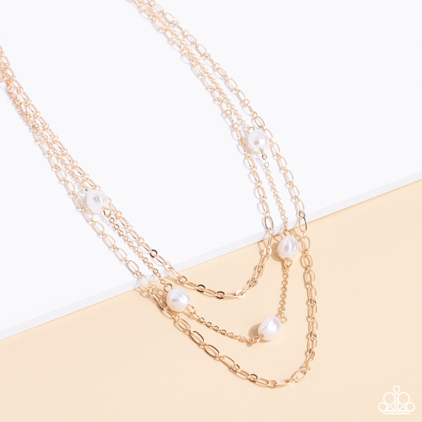 Offshore Oasis - Gold Necklace