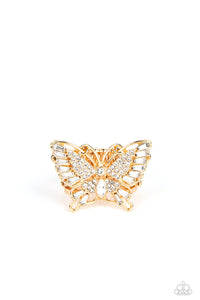 Fearless Flutter - Gold Ring Butterfly