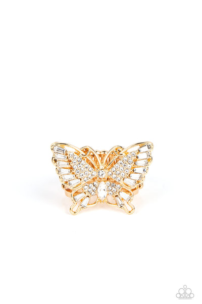 Fearless Flutter - Gold Ring Butterfly