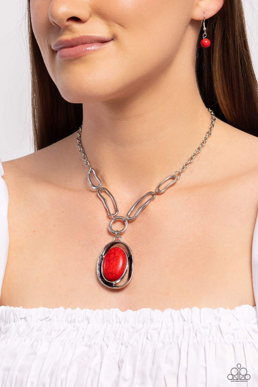 Sandstone Stroll - Red Necklace