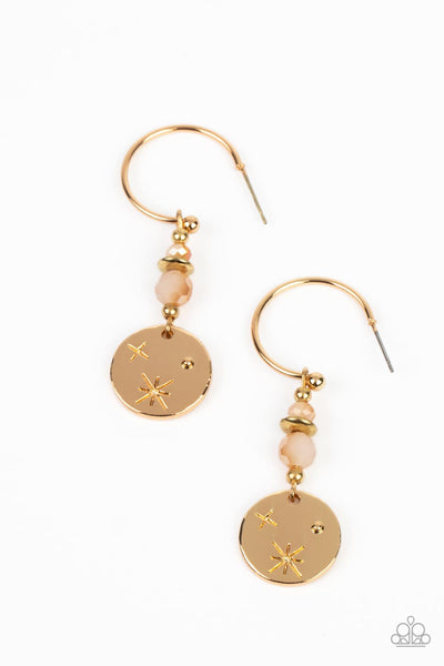 Artificial STARLIGHT - Gold Earrings