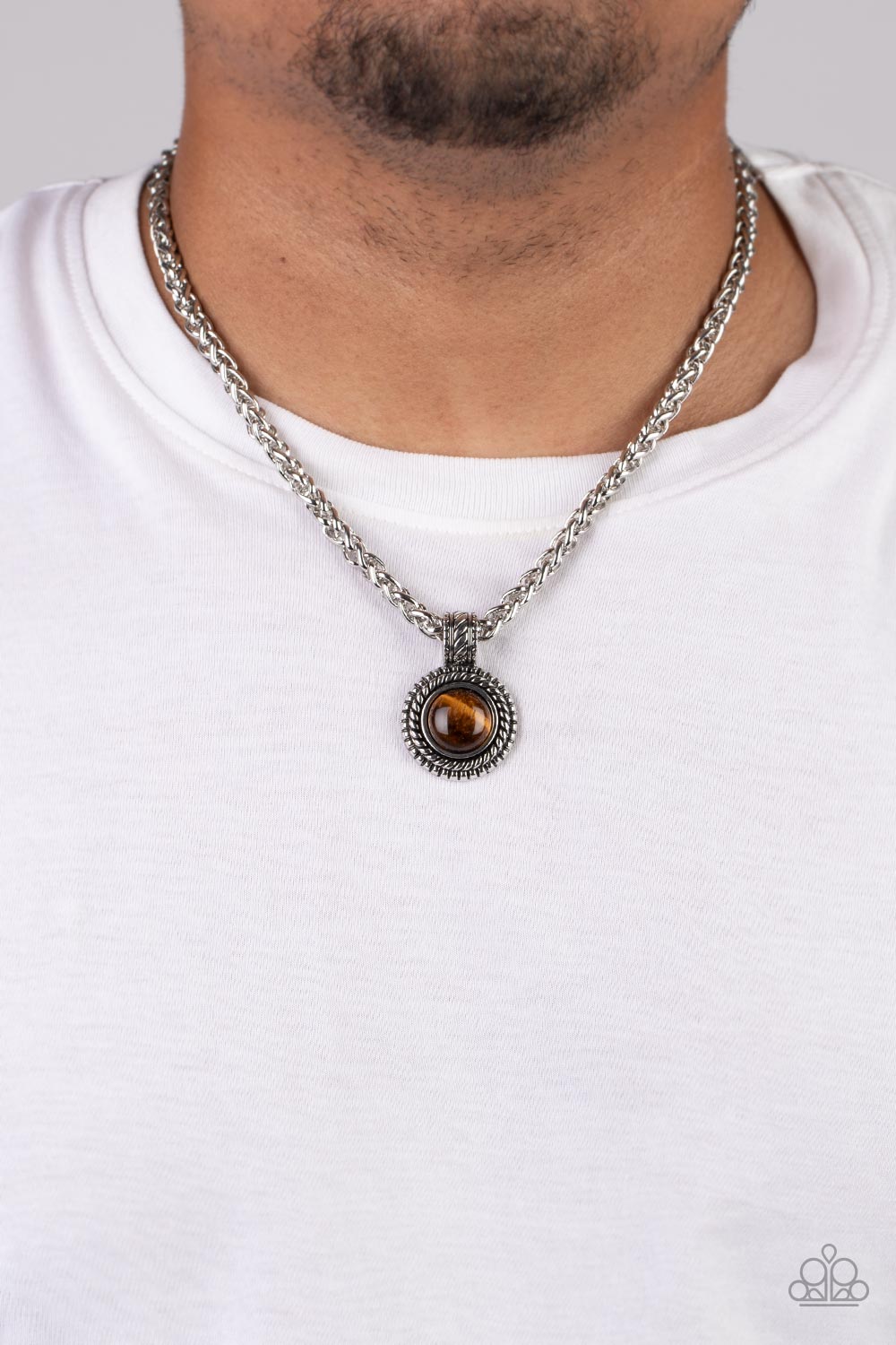 Pendant Dreams - Brown Urban Necklace