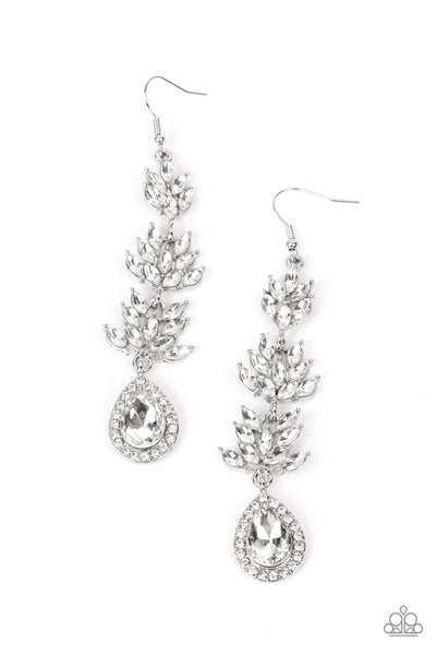 Water Lily Whimsy - White Earring LOP 02/2023