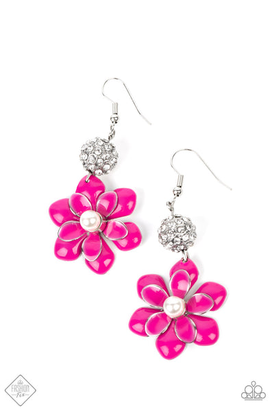 Bewitching Botany - Pink Earrings Fashion Fix 09/2022