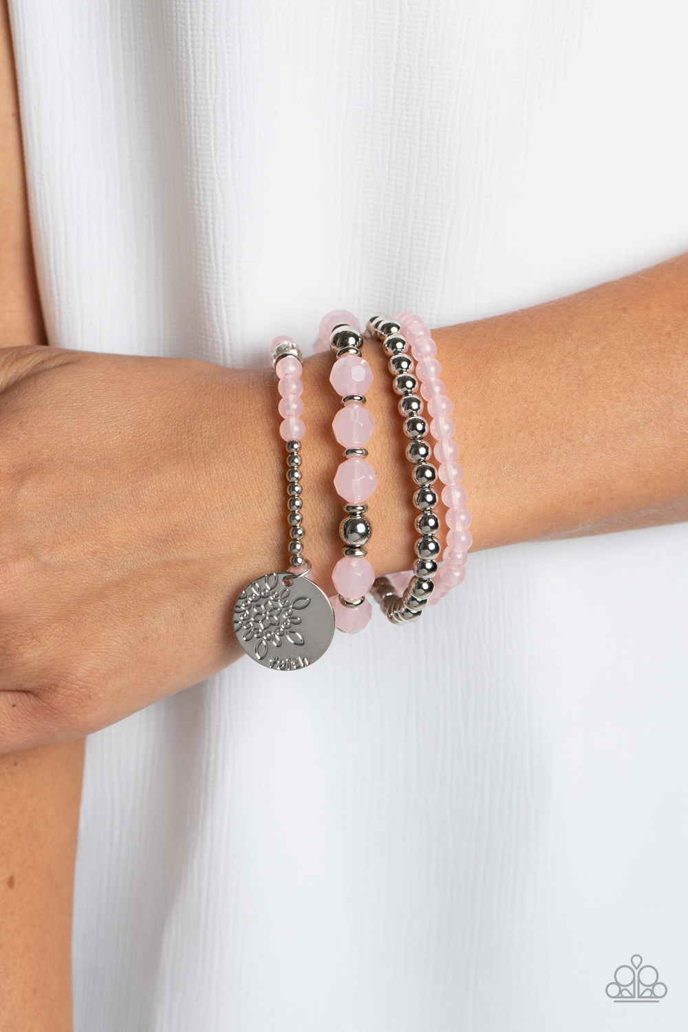 Surfer Style - Pink Bracelets