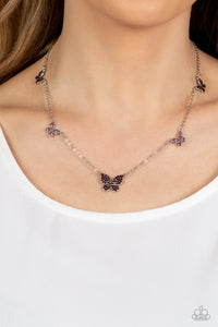 FAIRY Special - Purple Necklace Butterfly