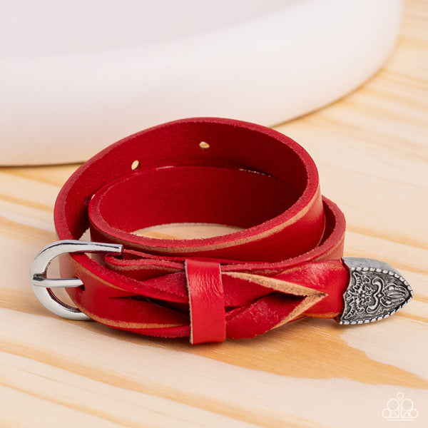 Coat of Arms Couture - Red Urban Bracelet