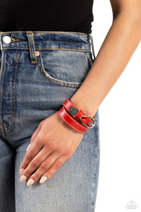 Coat of Arms Couture - Red Urban Bracelet