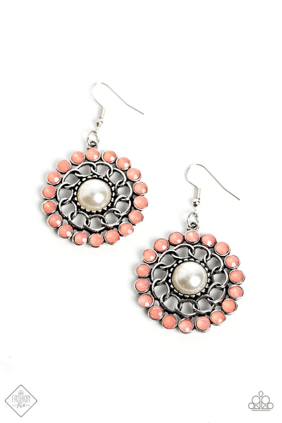 Effortlessly Eden - Orange Earrings Fashion Fix 02/2023