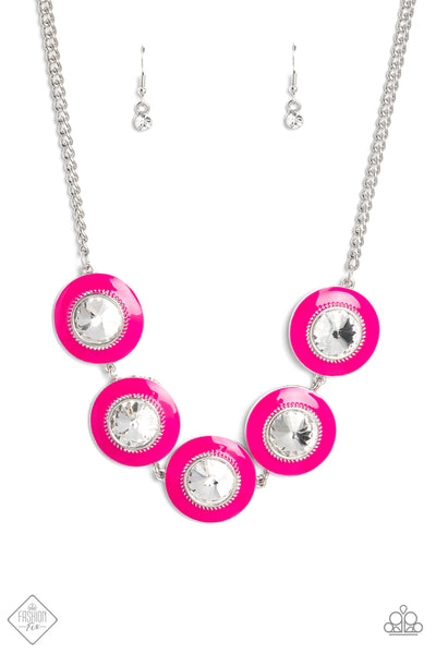 Feminine Flair - Pink Necklace Fashion Fix 01/2023