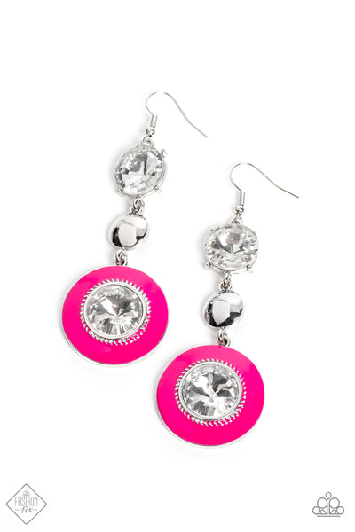 Dame Disposition - Pink Earrings Fashion Fix 01/2023