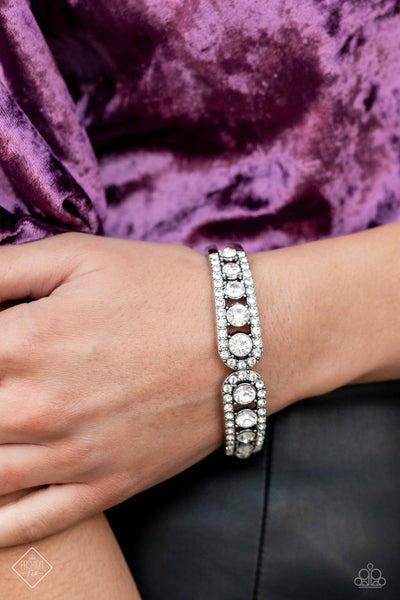 Spellbinding Splendor - White Bracelet Fashion Fix 01/2023