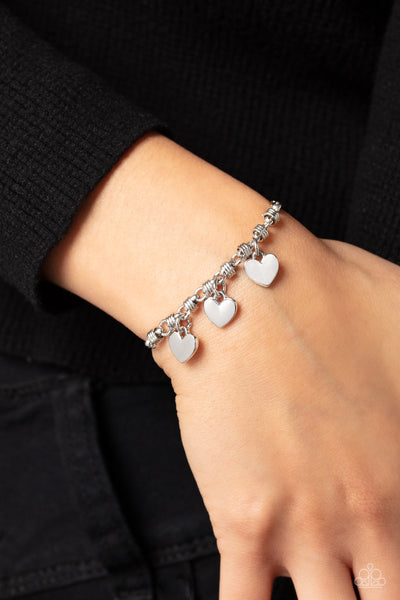 Romance Tale - Silver Bracelet Heart