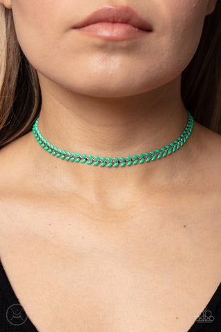 Grecian Grace - Green Necklace EMP 2023